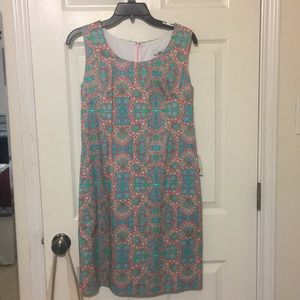 Patterned Fitted Dress